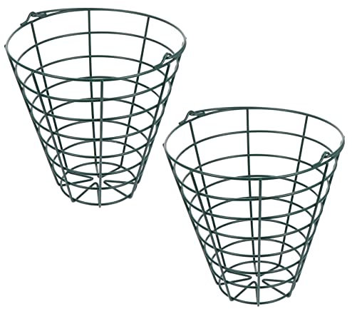 Sosoport 2st Golf Korb Golfball Container Golf-geschenkkorb Bällekorb Im Freien Golfball Sammelröhre Tasche Für Golfbälle Halter Für Golfbälle Bälle Behälter Metall Eisen Mann Eimer