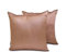 The HomeCentric Luxus Kupfer Kissen Überzüge, 2 Stück, 60 x 60 cm Kunstseide Kissen Schlicht und solide, Kissenhülle mit Solide Kissen, Modern Kissen Überzüge - Copper Luxury
