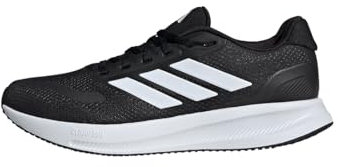adidas Men's Runfalcon 5 Wide Running Shoes, Core Black/Cloud White/Core Black, 12 UK