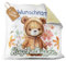 PR Print Royal Flauschiges Kuschel-Kissen für Kinder mit Füllung mit Name selbst gestalten - Bär Kissen für Mädchen und Jungs, Kinderkissen mit Name | 40 x 40 cm, Rückseite Gelb Flauschig