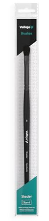 Pinzel Vallejo Shader B06006 Filbert Flat Synthetic Brush No. 6