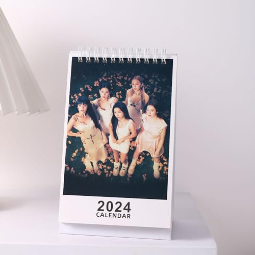 (G) I-DLE Schreibtischkalender 2024 Schreibtischdekoration MiYeon Minnie SoYeon Yuqi Shuhua Kpop Tischkalender Neujahr Urlaub Geschenk