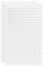 vidaXL 2X Madera Maciza Pino Puertas Persiana con Celosía Rejilla Armario Tablillas Guardarropa Separador Decoración Blanco 99,3x59,4cm