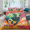 quiltcover Öl auf Leinwand Yak Bettwäsche Bettdecken Set Weiche Angenehme Mikrofaser Kinder Erwachsene, 3D Druck Bettbezug Bettwäsche Set Double（200x200cm）