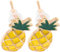 CALLARON Emaille-Ananas-Ohrstecker Niedliche Sommer-Obst-Ohrstecker Ohrstecker Trendiger Palästina-Statement-Schmuck Damen-Mädchen- Urlaub Hawaii Partygeschenke