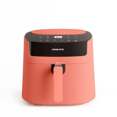 CREATE/FRYER PRO LARGE/Freidora de aire sin Aceite 6,2L Terracota / 8 programas automáticos, selector de temperatura 40-200°, 1800W