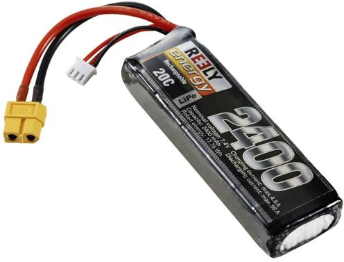Reely Modellbau-Akkupack (LiPo) 7.4 V 2400 mAh Zellen-Zahl: 2 20 C Softcase XT60