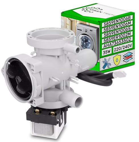 Pompe Vidange Lave Linge 30W 220V / 240V avec Code Original 5859EN1006B 5859EN1006M 5859EN1006S 5859ER1002M AHA73653502 EAU62263305 pour LG - Garantie de 5 Ans - ONIX TECH