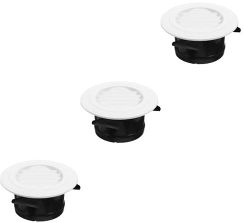 Ciieeo 3 Piezas Cubierta De Ventilación De Techo Ventilación De Sofito Reemplazar La Cubierta De Ventilación del Aire Acondicionado Rejillas De Ventilación De Techo Ventilador De Escape
