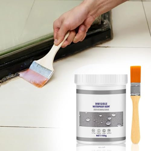Liquide d'étanchéité Transparent, 2025 Agent Anti-Fuite étanche, Scellant isolant étanche, Colle Anti-Fuite de Mastic isolant pour une Utilisation intérieure et Extérieure (1PCS, 100G)