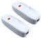 IOIUSKKU 2piece Inline Light Switch 2 Pcs Lamp Switch With LED Indicator For Bedside Lamp ABS Inline Dimmer Switch For Lamp, white