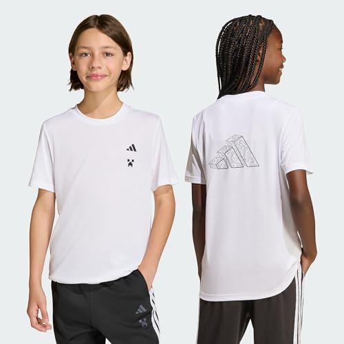 adidas Unisex Kids Minecraft Trainings-T-Shirt