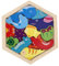 VICASKY Educational Puzzle Toys Games Animal Shapes Wooden Toys for Boys and Girls