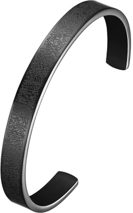 Cupimatch Men's Viking Open Bracelet: Nordic Viking Rune Triangle Celtic Knot Stainless Steel Cuff for Father's Day