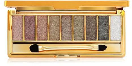 CharmBurst 9 Colori Palette Ombretti Glitter Set Makeup Brillante Impermeabile a Lunga Durata