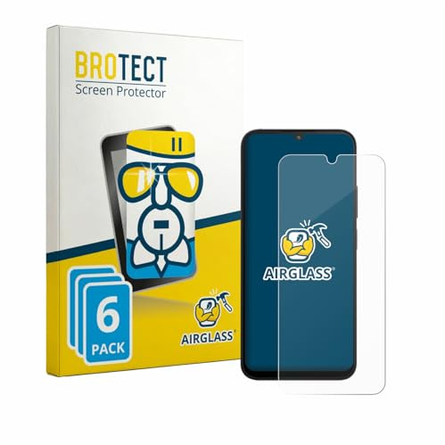 BROTECT 6 Stück Schutzglas für Xiaomi Poco C81 Schutzfolie Panzer Folie Glas[Extrem Kratzfest 9H, Anti-Fingerprint, Ultra-Transparent]