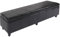 Mendler Bank Sitzbank mit Aufbewahrung Kriens XXL, Kunstleder, 180x45x45cm FSC®-Zertifiziert - schwarz