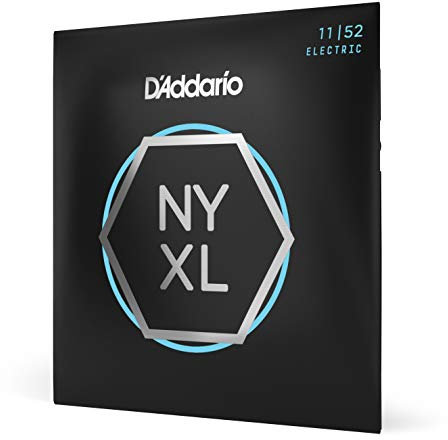 D'Addario Corde Chitarra Elettrica | NYXL NYXL1152 | Medio superiore/fondo pesante, 11-52, 1-Pacchetto
