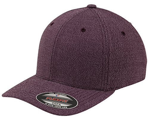 Flexfit Unisex 6277ML-Melange Kappen, Burgundy, S/M