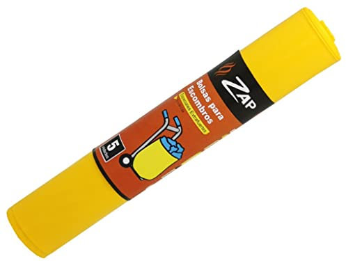 No Brand 948648 - sacs de poubelle 5 unités 80L, jaune