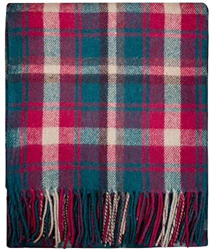 I LUV LTD Tartan Couverture Mélange de Laine Ecossais Maple Leaf Canadien 60 x 72 Pouces