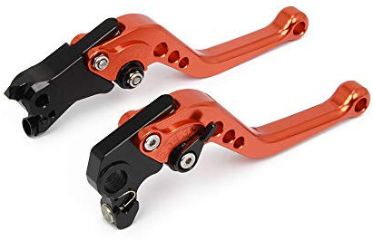 1 Paar Motorrad Bremshebel Kupplungshebel für 690SMC/SMCR 2014-2021 690ENDURO/R 2014-2023 701 Supermoto/Enduro 2017-2021 1050 Adventure 2016 1090 Adventure/R 2017-2019 Orange