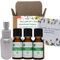 Voshuiles - Mon Petit Kit Déo Assainissant Maison avec 3 Huiles Essentielles Lavande, Citron, Menthe Poivrée et 1 Vaporisateur 50ml - Éliminez les Mauvaises Odeurs - 3x10ml