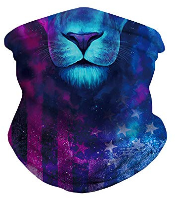 ToBe-U Nahtlose Multifunktions-Half Face Skull Tube Maske für Halloween (BXHA004)