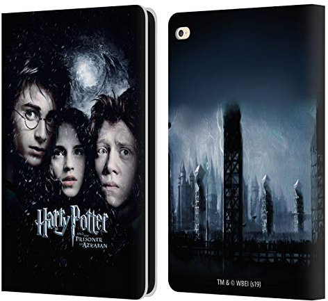 Head Case Designs Offizielle Harry Potter Ron, Harry & Hermione Poster 3 Prisoner of Azkaban IV Leder-Wallet-Hülle Kompatibel mit Apple iPad Air 2 (2014)