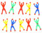 Wawogic Lustige Flexible Klettern Männer Sticky Wand Spielzeug Kinder Spielzeug Klettern Flip Kunststoff Mann Spielzeug Für Kinder Klassische Geschenk