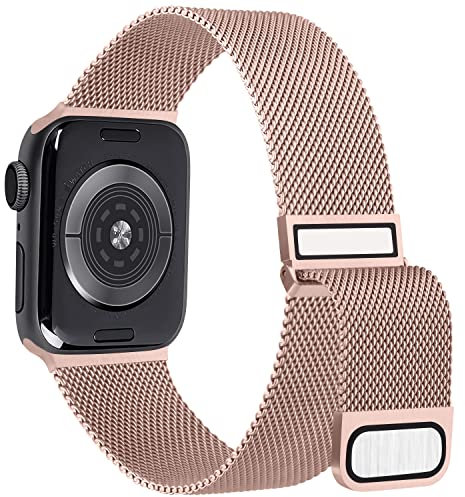YLK Métal Bracelets Compatible avec Apple Watch 46mm 44mm 45mm 38mm 40mm 41mm 42mm 49mm Femme, Acier Inoxydable en Métal Compatible pour iWatch Series 10 9 8 7 6 5 4 3 2 SE/SE2/Ultra/Ultra 2