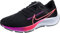 Nike Herren Air Zoom Pegasus 38 Gymnastikschuhe, Black/Flash Crimson-Off Noir, 44 EU