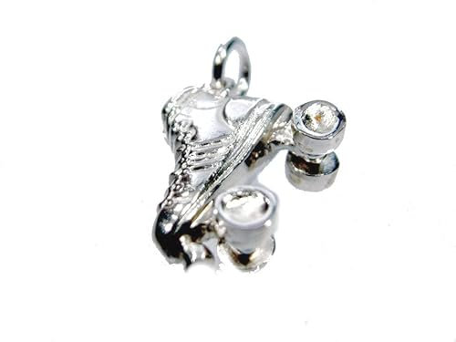 mr.goldis Anhänger Rollschuhe Massiv 925 Silber Herrenschmuck Sport