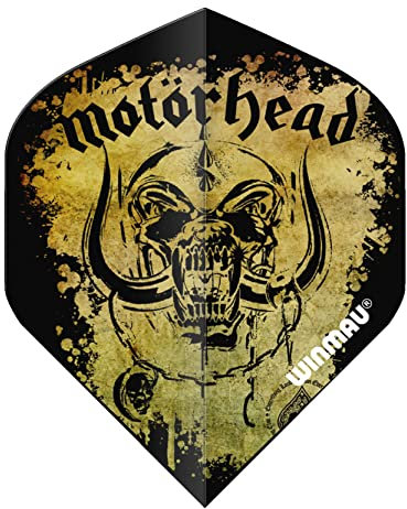 WINMAU Rock Legends Motorhead Acid Splat Dart-Flüge - 1 Satz pro Packung (insgesamt 3 Flüge)