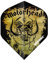 WINMAU Rock Legends Motorhead Acid Splat Dart-Flüge - 1 Satz pro Packung (insgesamt 3 Flüge)