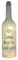 WB wohn trends LED-Flasche mit Motiv, Schön DASS es Euch gibt, grau, 29cm, Flaschen-Licht Glitzer-Flasche Leuchtflasche Lampe mit Text Spruch
