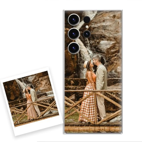 Pevita Personalisierte Hülle für Samsung Galaxy S23 Ultra 5G mit Foto