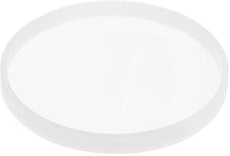 sourcing map Silicone Tray Mold 5.4 Round Resin Coaster Resin Mold Epoxy Resin Casting for Home Decoration Gift Desktop Decor