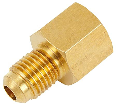 ZYNCUE 1 confezione di raccordi adattatori in ottone da 1/4 '' SAE a G1/4 '' IG per regolatore di pressione azoto