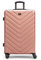 REDOLZ Hartschalen Koffer | Leichter Trolley 52 x 29 x 79 cm - hochwertiges ABS Material | Männer/Frauen - 4 Doppelrollen & TSA-Schloss (Essentials 07)