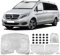 Wohnmobil Windschutzscheibe Sonnenschutz Ersatz für Mercedes-Benz VITO III W447 2014-2022, Sonnenschutz für Frontscheibe, Internes Thermorollo Set mit Aufbewahrungstasche (5PCS-for W447)