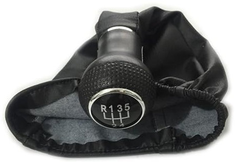 Car Schaltsack Für VW Für Lupo Für Polo Für Caddy 1996-2006 5 Gang Leder Auto Shift Schaltknauf Hebel Gaitor Boot Abdeckung Car Gear Shift Knob