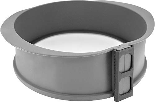 LUPI COMERS Molde para Bizcocho de Silicona con Base de Cristal Desmontable, 26CM Redondo | Antiadherente, Apto para Horno y Lavavajillas