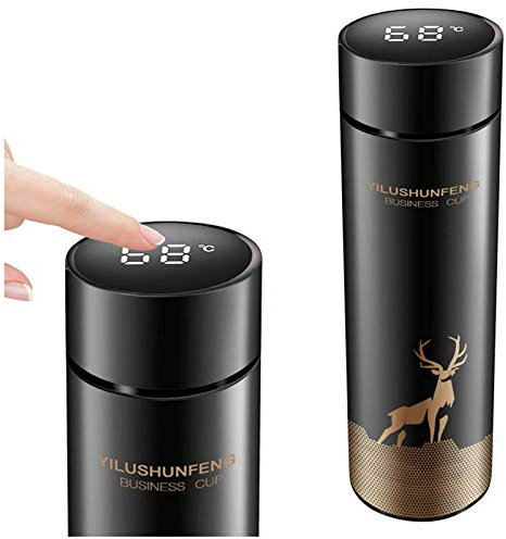 Led Thermos Flask Temperature Display Thermal Bottles Double Walled Stainless Steel Insulated Water Bottles Vacuum Flasks for Hot Cold Drinks Travel Coffee Mug, Drinks Cup,Sports Water Bottle