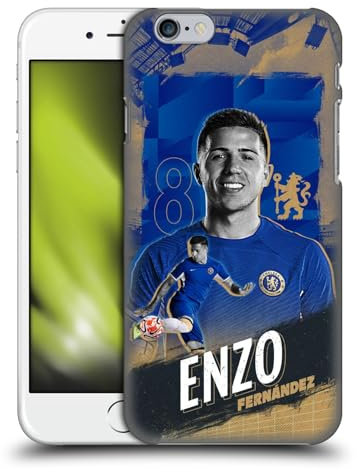 Head Case Designs Offizielle Chelsea Football Club Enzo Fernández 2023/24 Erstes Team Harte Rueckseiten Handyhülle Hülle Huelle kompatibel mit Apple iPhone 6 / iPhone 6s