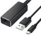 Adaptador Ethernet USB LAN,Micro USB 2.0 a RJ45 10/100 Mbps para Chromecast,Fire TV Stick (3ª Gen),Cable Alimentación Incluido,Conexión Estable y Rápida para Streaming y Juegos