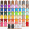 Richword Selected 800 m 60 Farben Stickgarn, 40 W (108D/2) Polyester-Stickmaschinengarn-Set für Stickmaschinen und Nähmaschinen