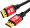 jojobnj Câble displayport 2,1,DP Câble 7m (16K,10K,8K@60Hz, 4K@144Hz, 2K@240Hz, 40 Gbit/s), pour ordinateur portable TV Gaming Monitor (rouge)