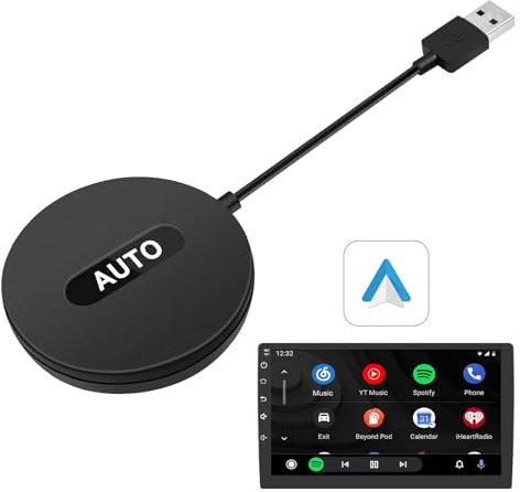 Autoradio Adattatore Android Auto Wireless Compatibile per OEM Auto Prodotte 2017-2024 (Non per Carplay)