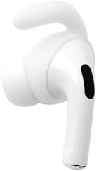 Toiular Auricular izquierdo de repuesto compatible con Airpod Pro 1st, repuesto con ganchos desmontables para la oreja izquierda individual, color blanco